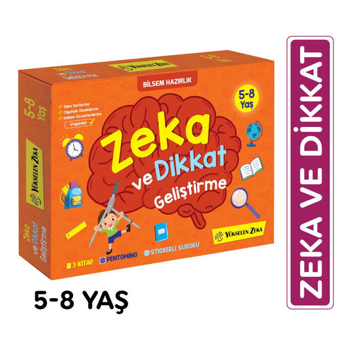 5-8 Yaş Zeka ve Dikkat Geliştirme Seti